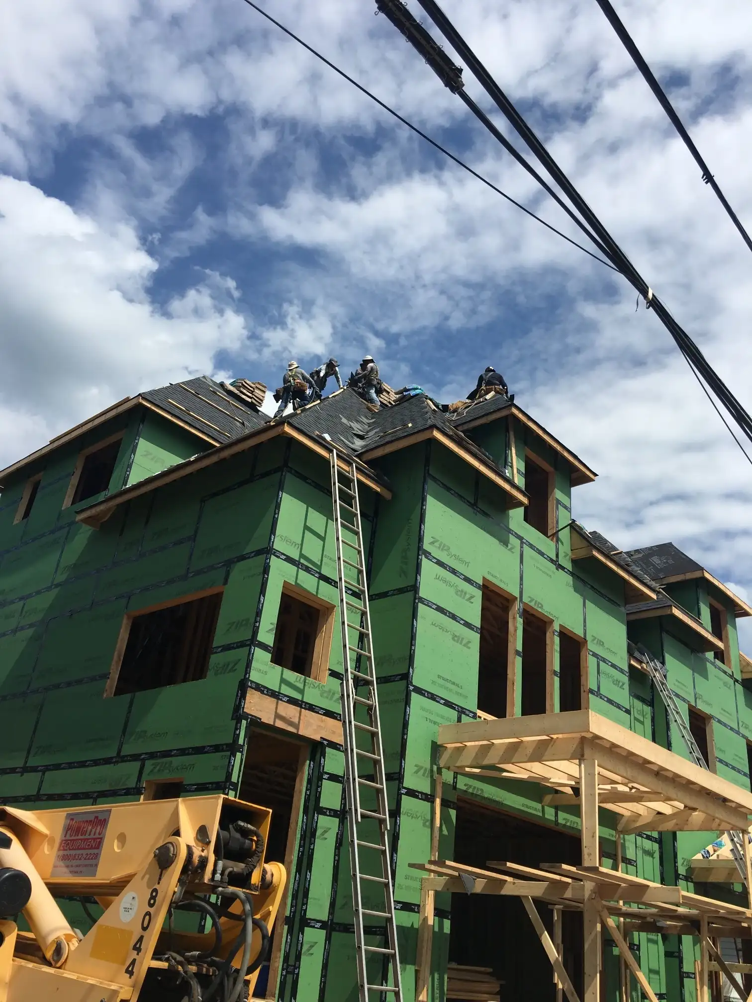 Roofing project completed by RGV Construction